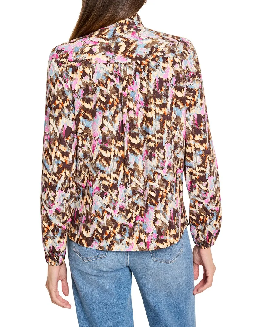NIC   ZOE Painted Ikat Live In Top