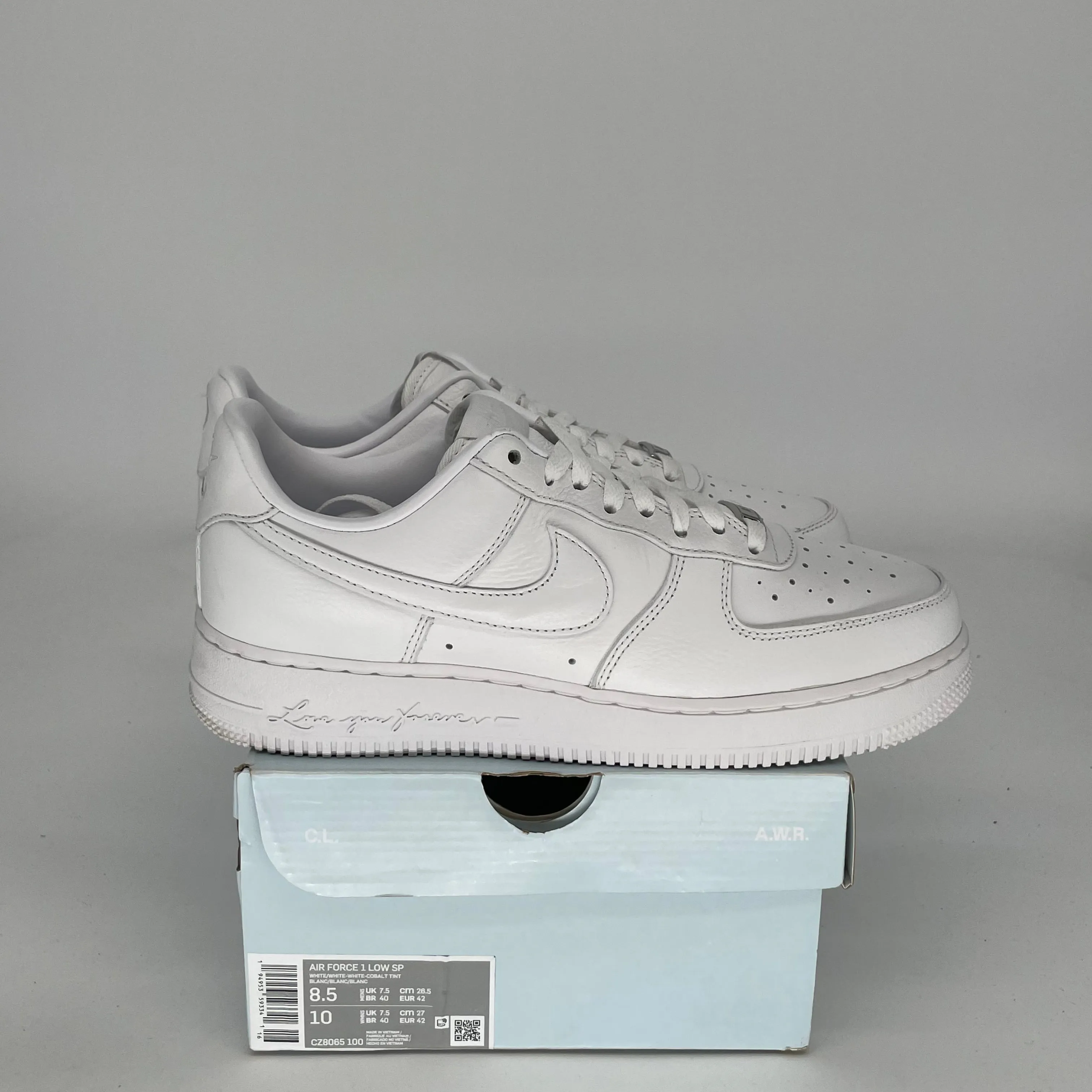 NIKE AIR FORCE 1 LOW DRAKE NOCTA CERTIFIED LOVER BOY SIZE 8.5 CZ8065-100