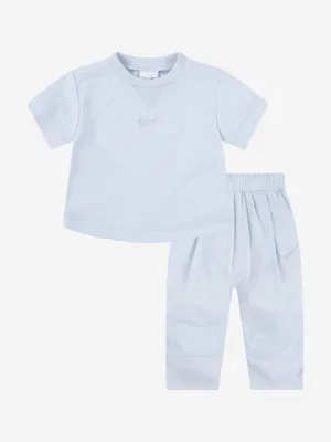 Nike Baby Readyset T-Shirt and Joggers Set in Blue
