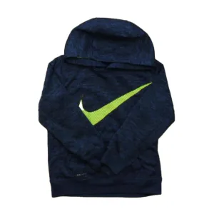 Nike Boys Black | Green Hoodie