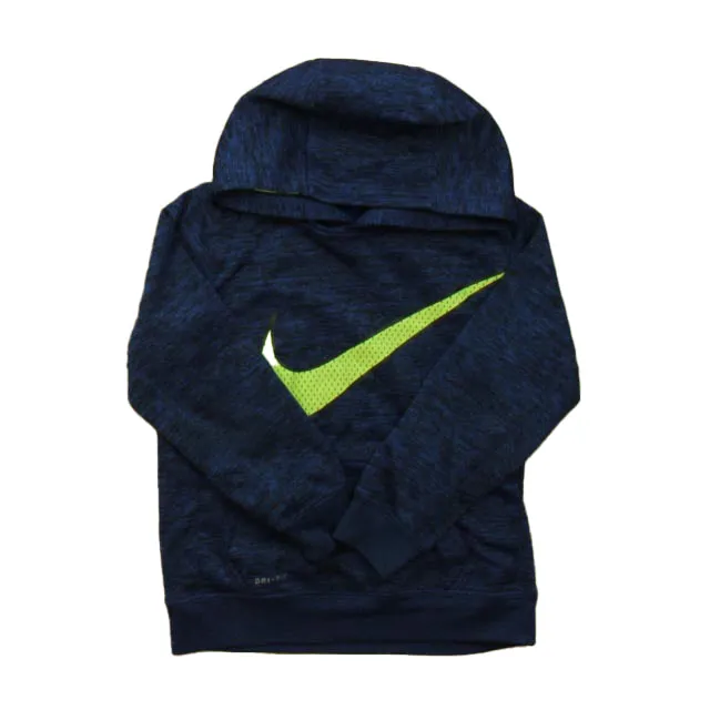 Nike Boys Black | Green Hoodie
