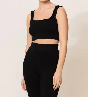 Olly Knit Bra In Black