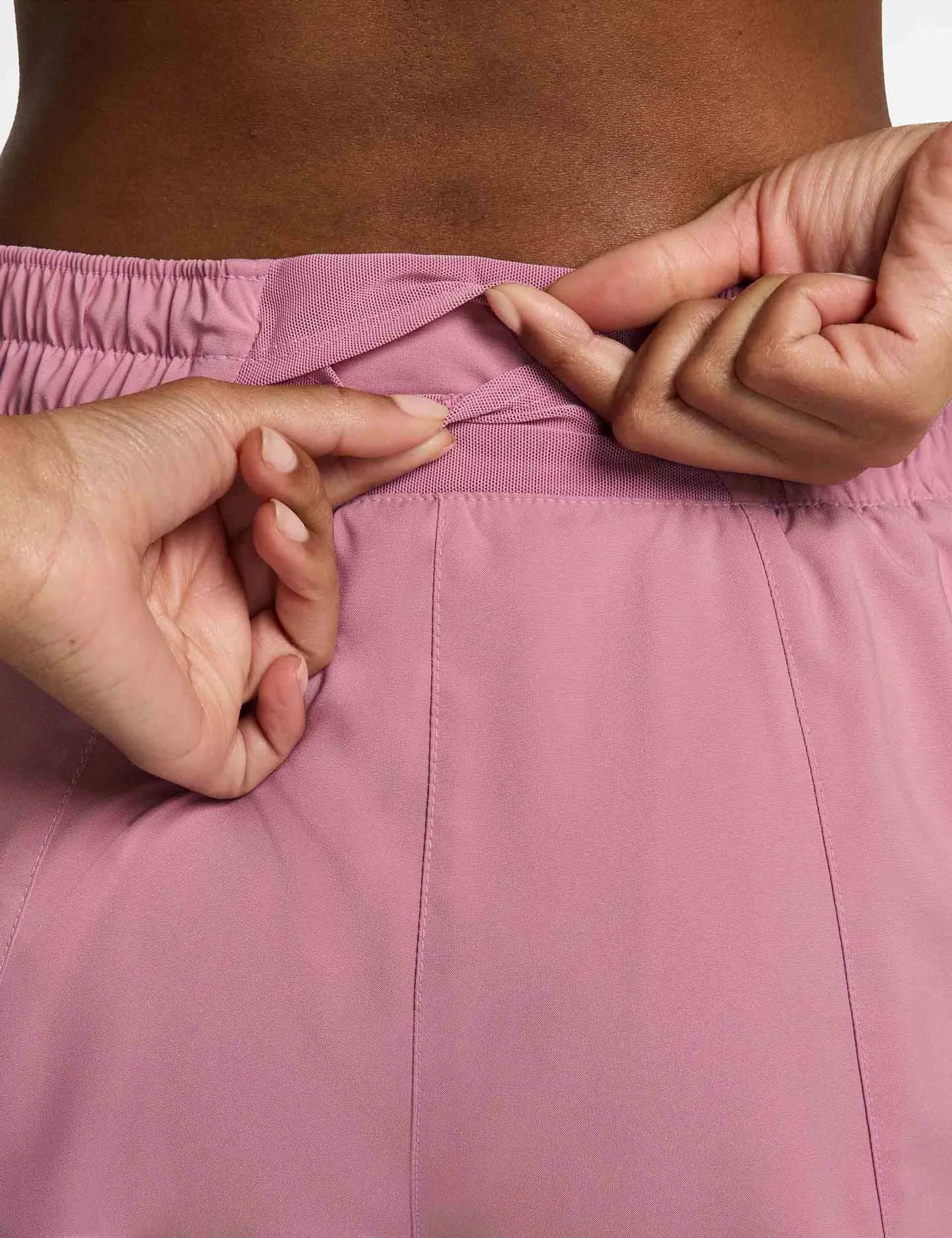 One Dri-FIT 3" Brief-Lined Shorts - Elemental Pink/Reflective Silver
