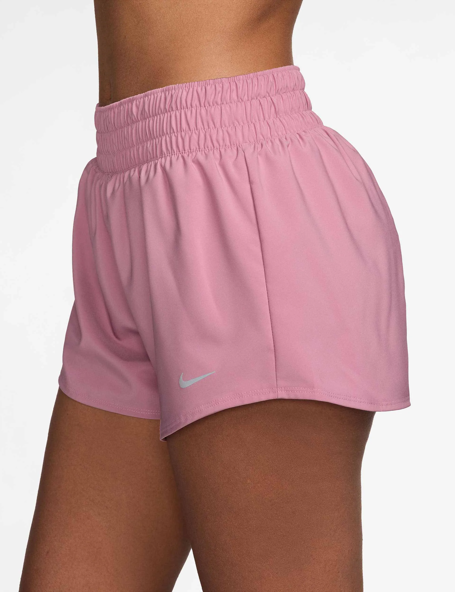 One Dri-FIT 3" Brief-Lined Shorts - Elemental Pink/Reflective Silver