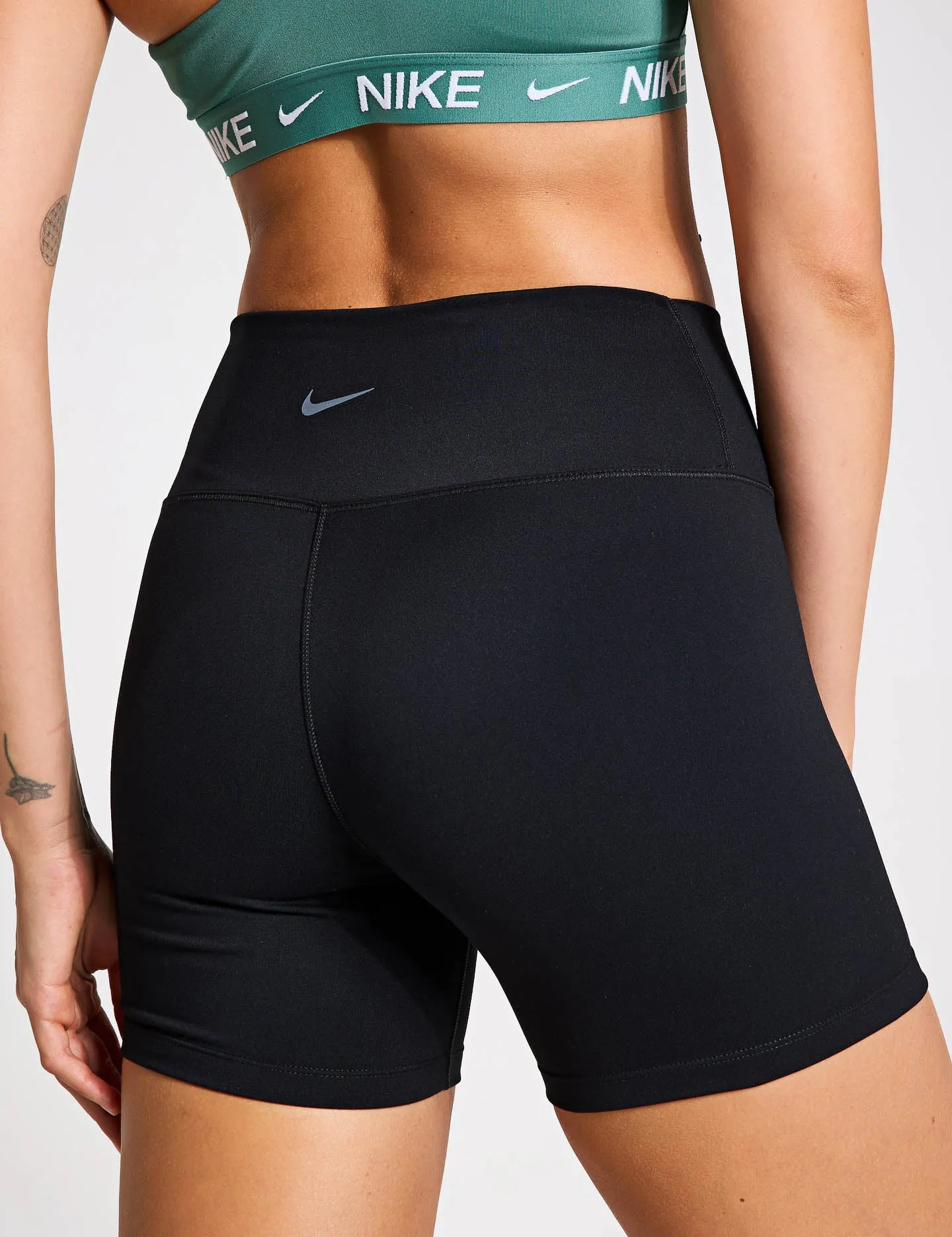 One High Waisted 5" Biker Shorts - Black