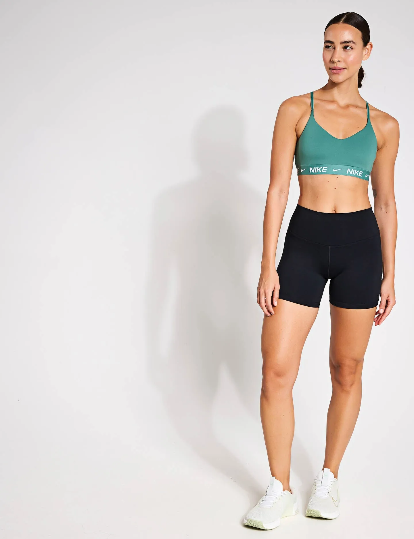 One High Waisted 5" Biker Shorts - Black