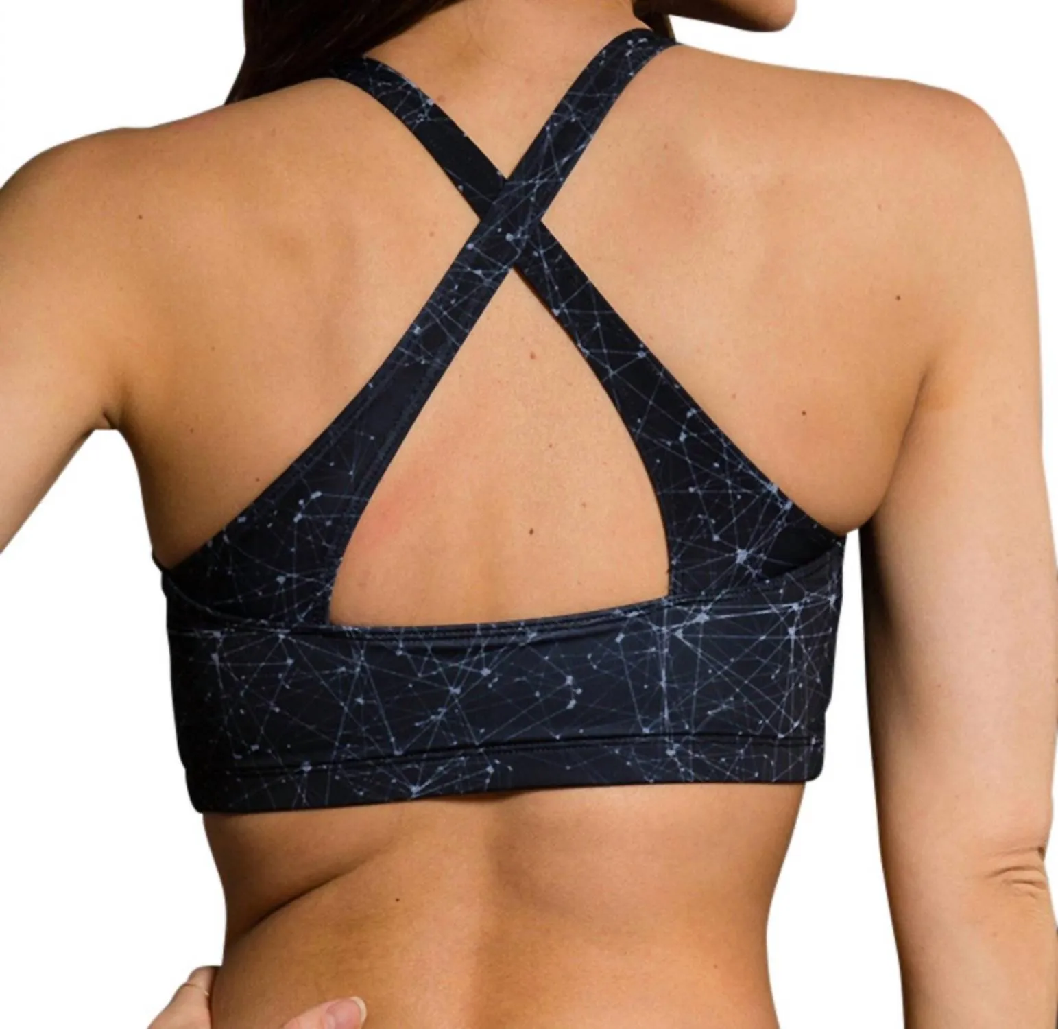 Open Heart Low Impact Sports Bra In Black