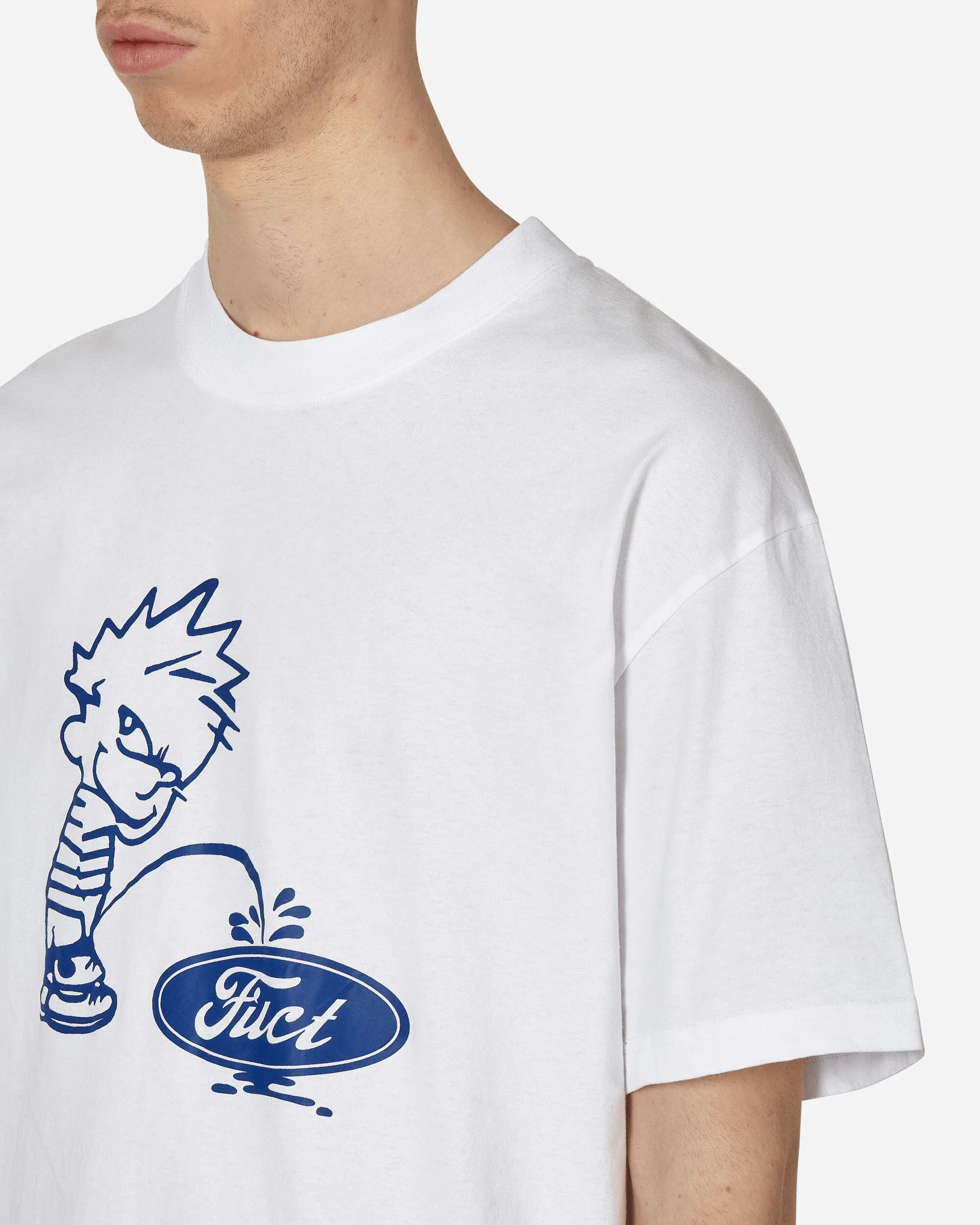Oval Pee Boy T-Shirt White