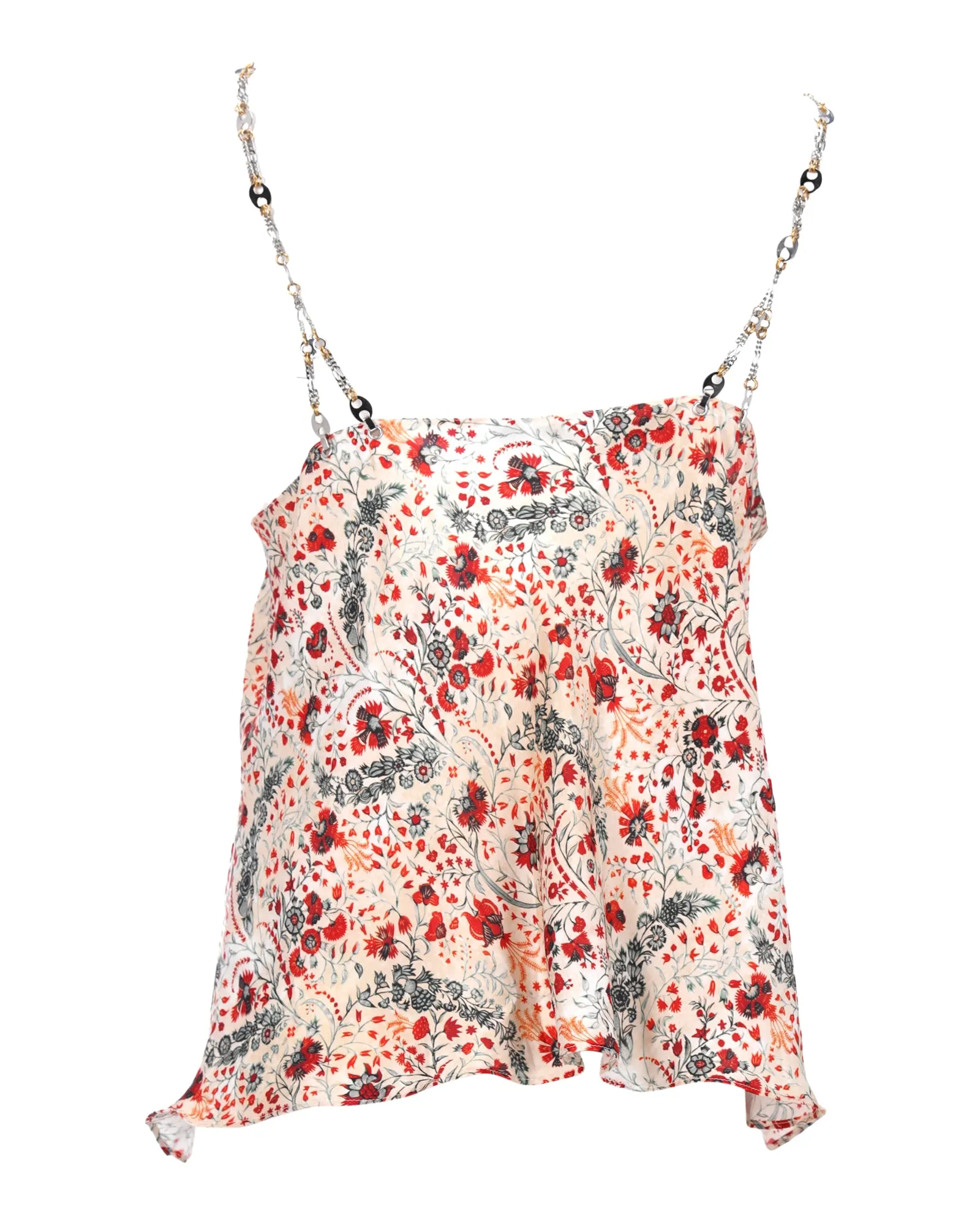 Paco Rabanne Printed Tank Top in Multicolor Polyester