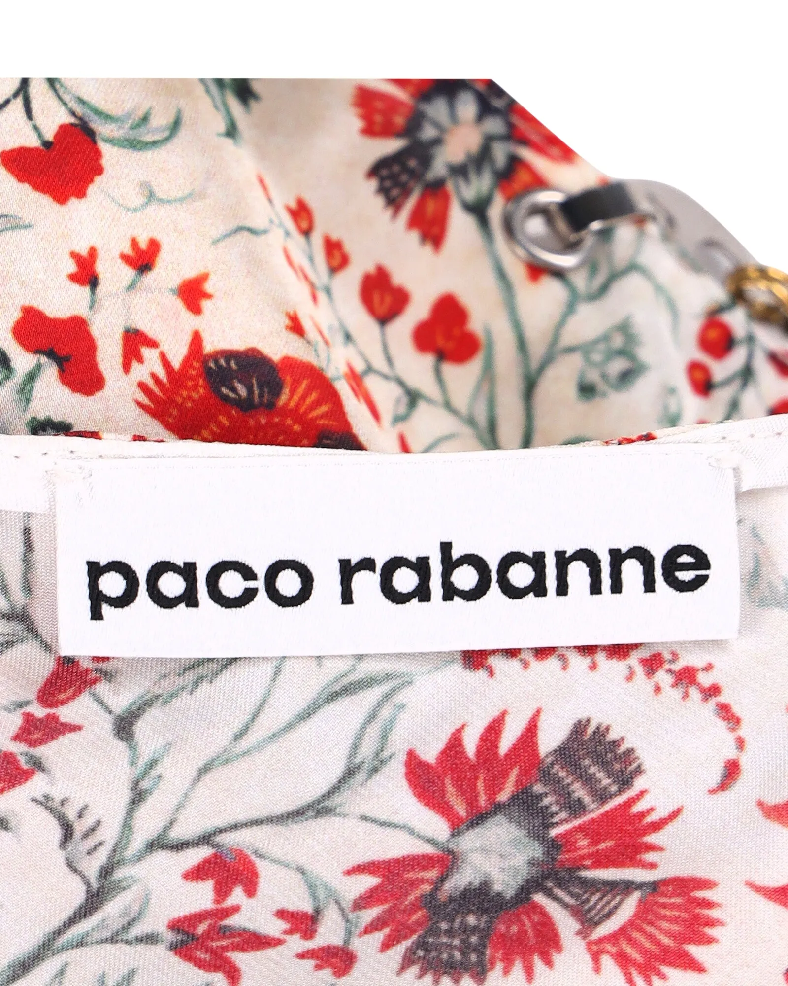 Paco Rabanne Printed Tank Top in Multicolor Polyester