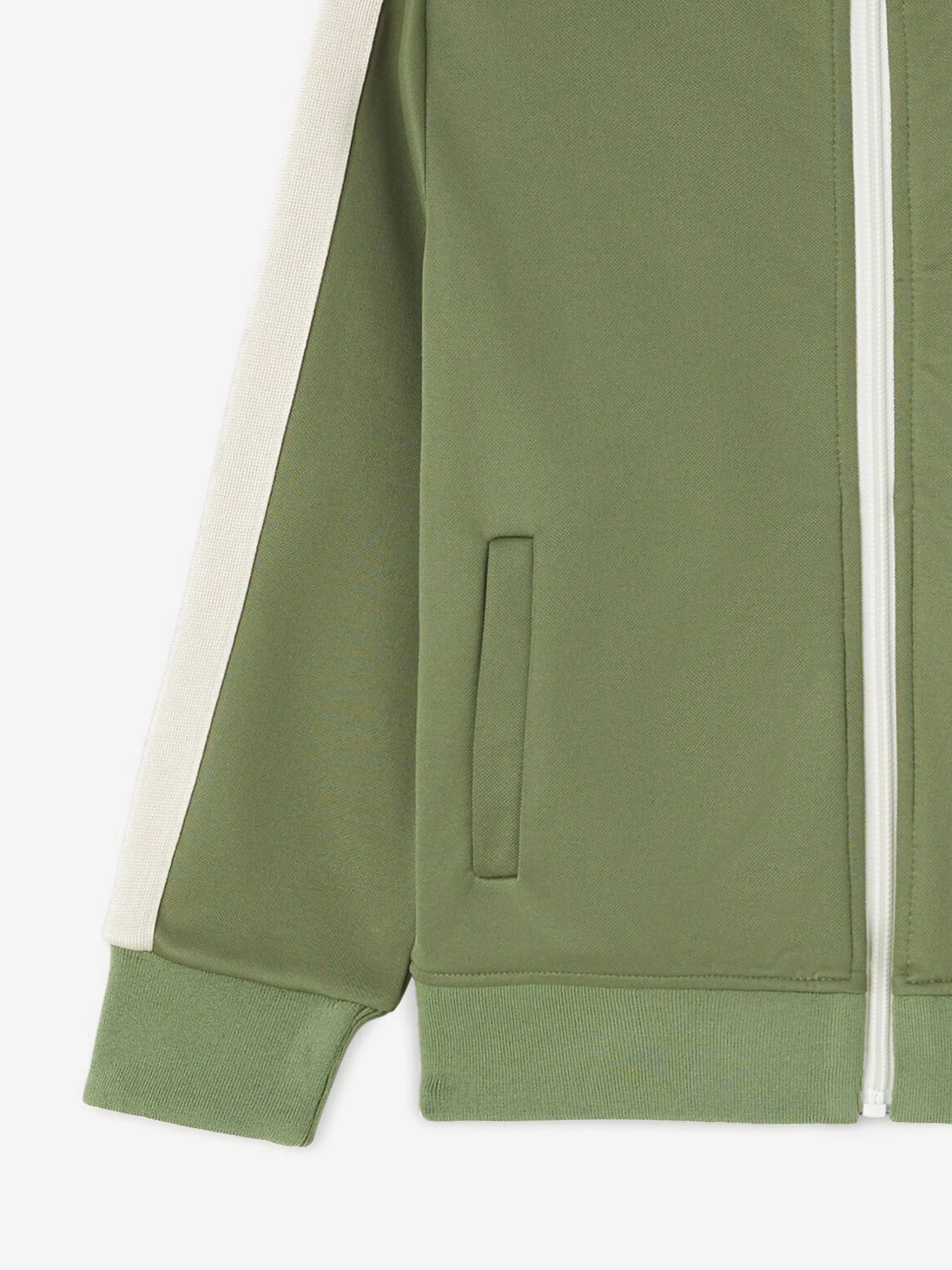 Palm Angels Boys Track Jacket in Green