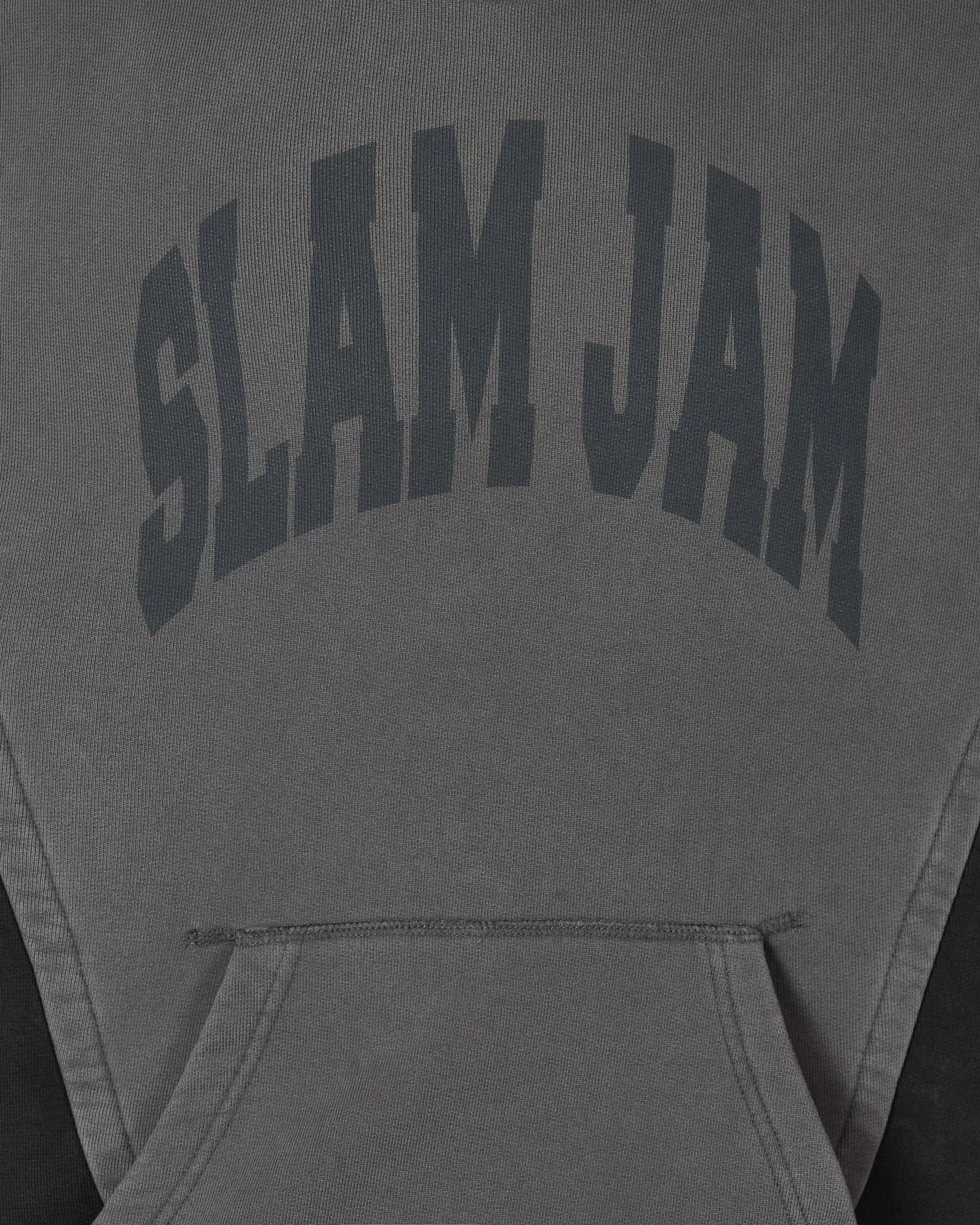 Panel Hooded Sweatshirt Grey / Black