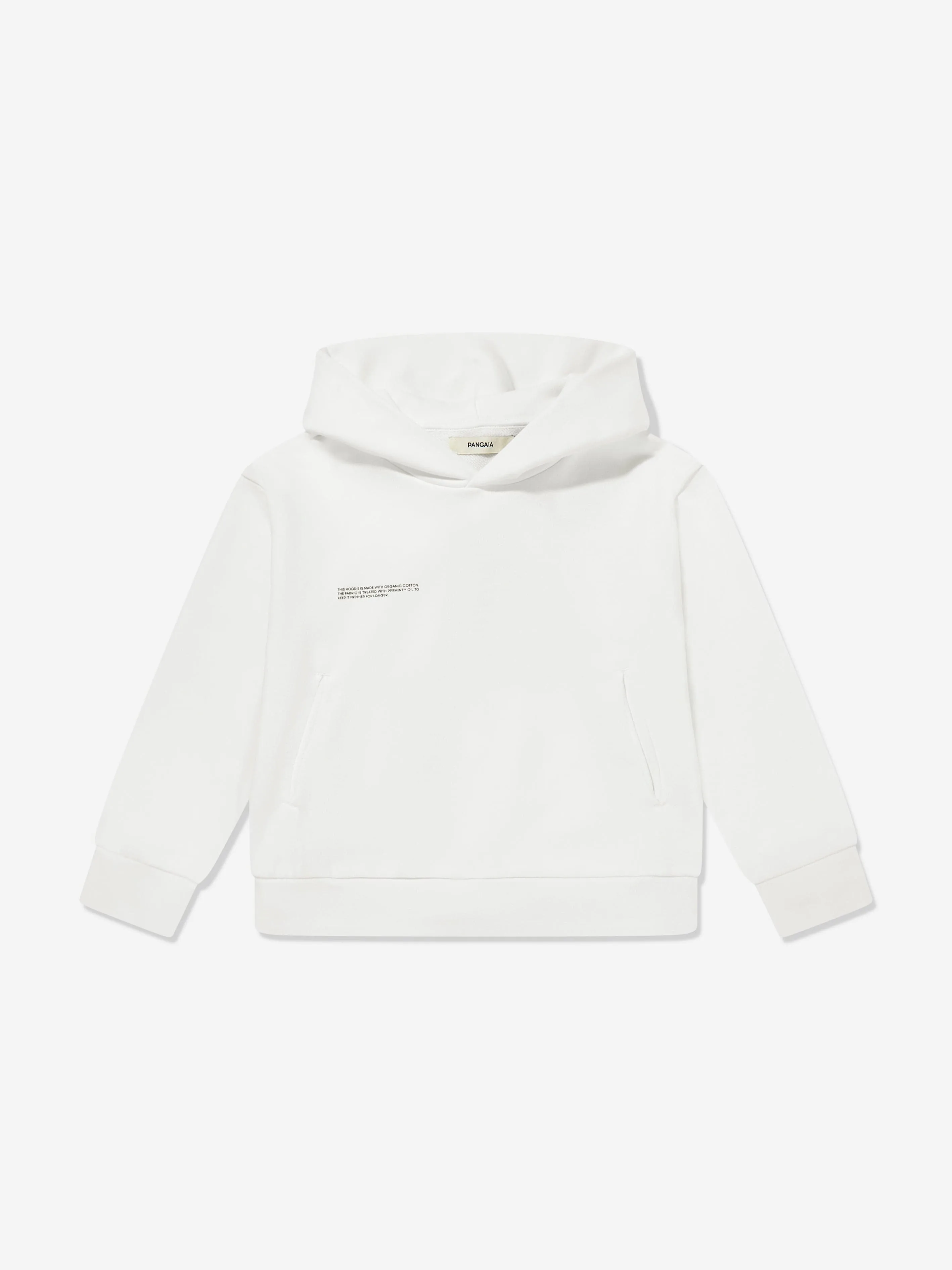 PANGAIA Kids 365 Midweight Hoodie in Ivory