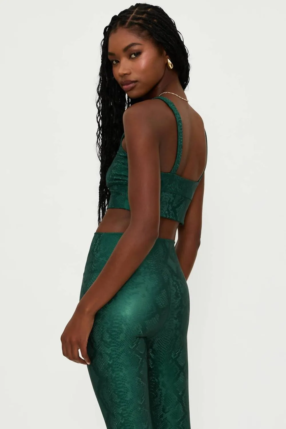 Performance Bra Leah Top In Pine Python