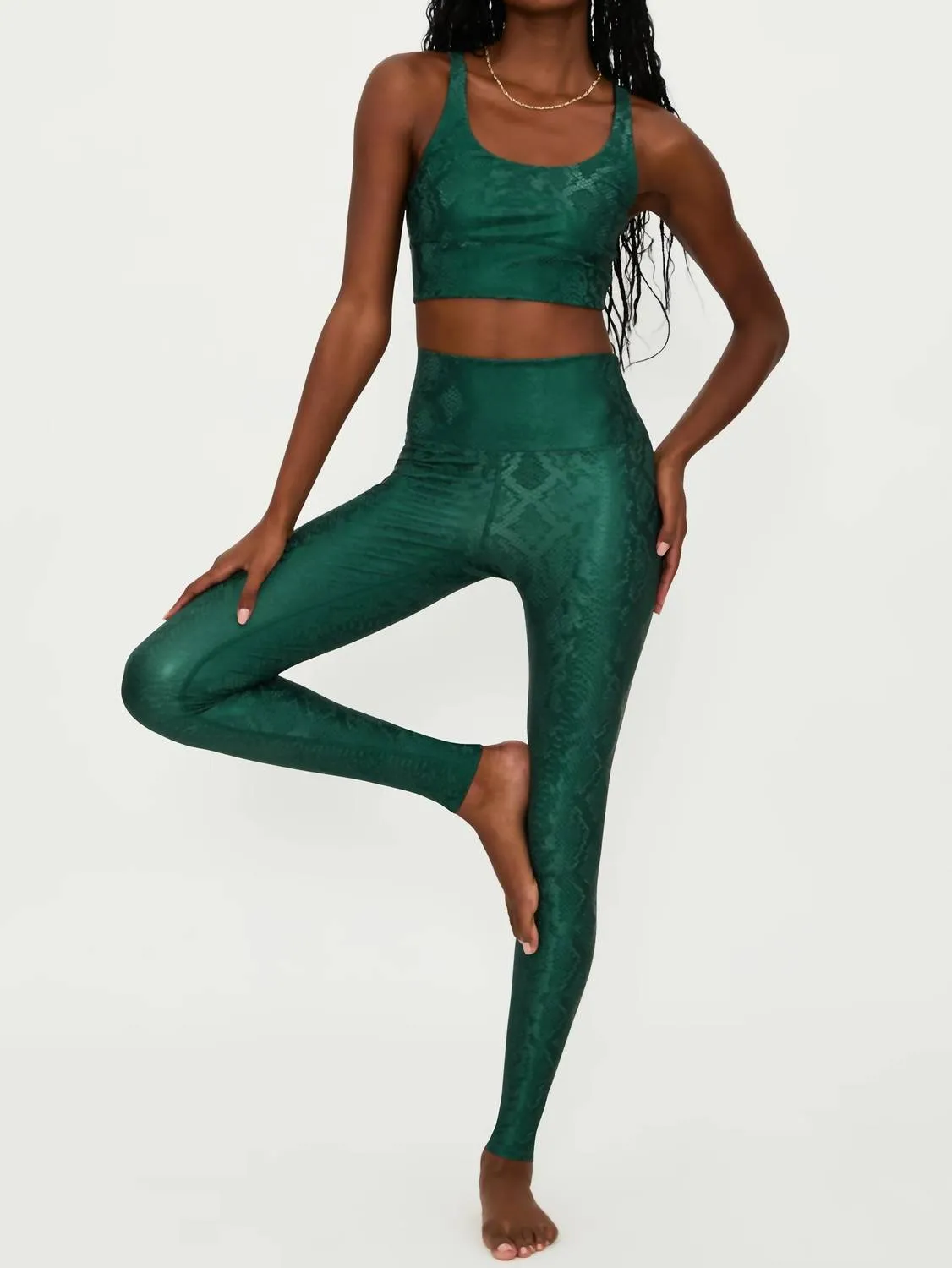 Performance Bra Leah Top In Pine Python