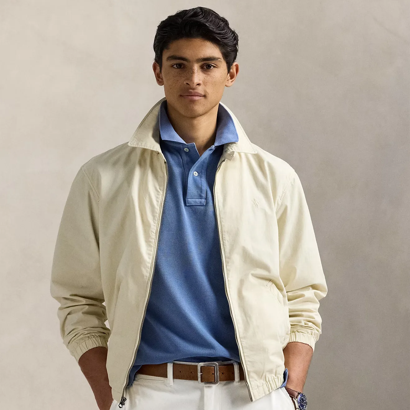 Polo Ralph Lauren Bayport Unlined Windbreaker Natural