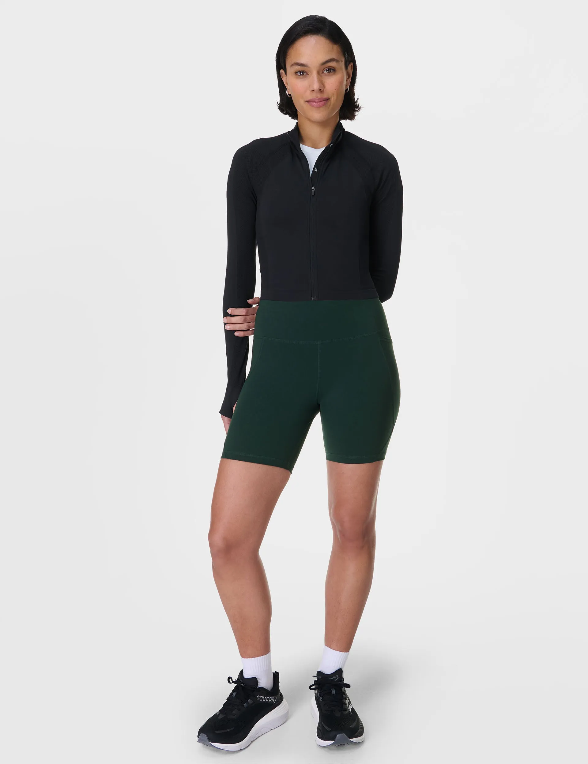 Power 6" Cycling Shorts - Cedar Green
