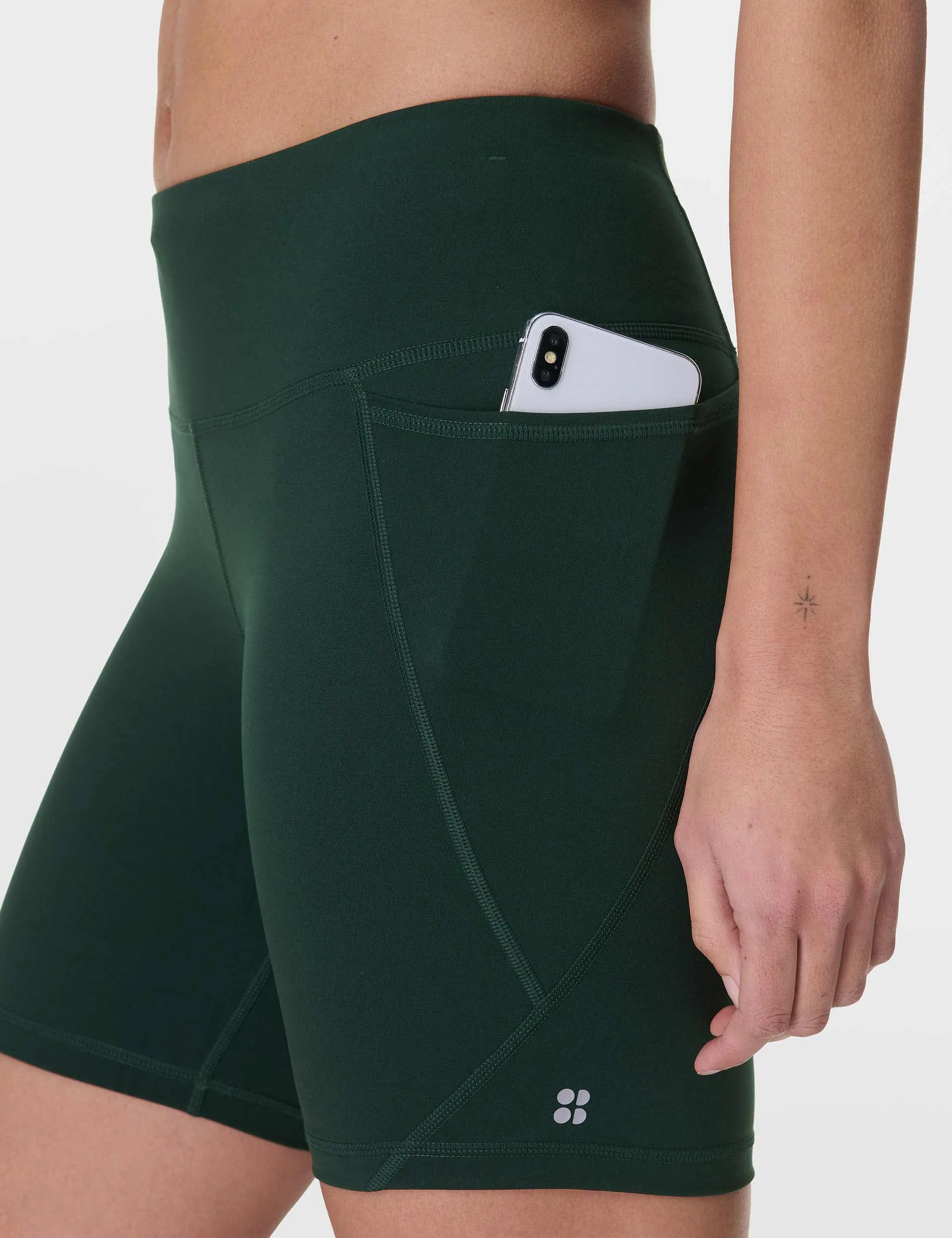 Power 6" Cycling Shorts - Cedar Green
