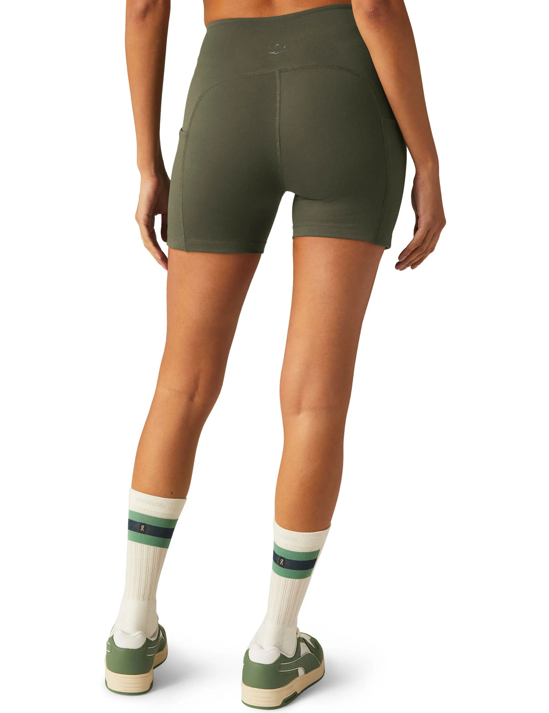 POWERBEYOND Strive Pocket Biker Short - Modern Olive