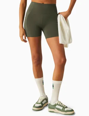 POWERBEYOND Strive Pocket Biker Short - Modern Olive