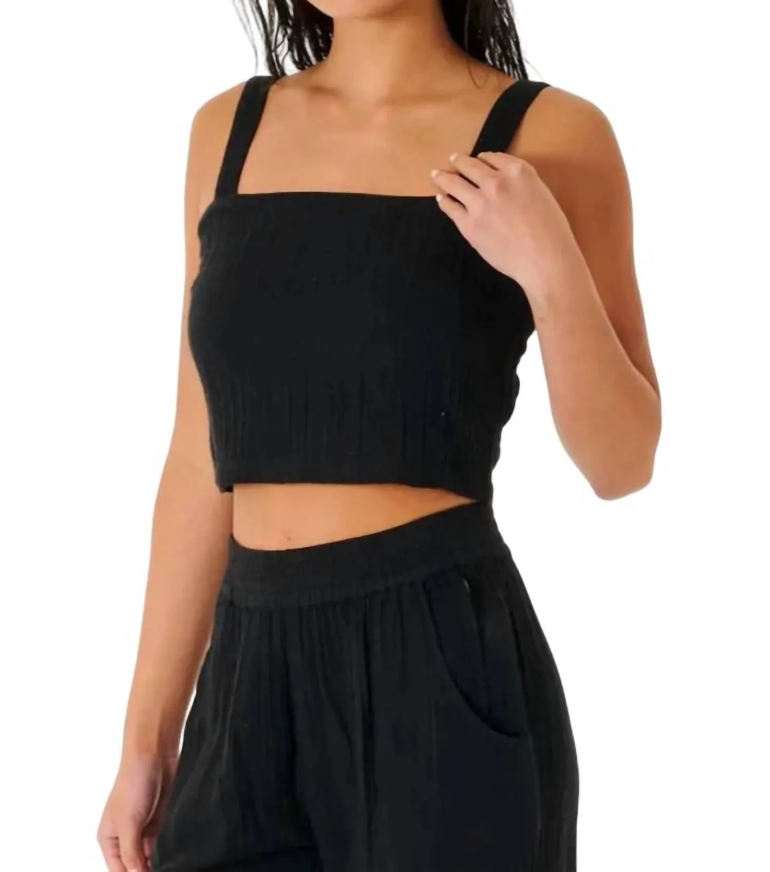 Premium Surf Top In Black