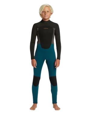 Prologue Boys 5/4/3mm Back Zip in Midnight Turquoise