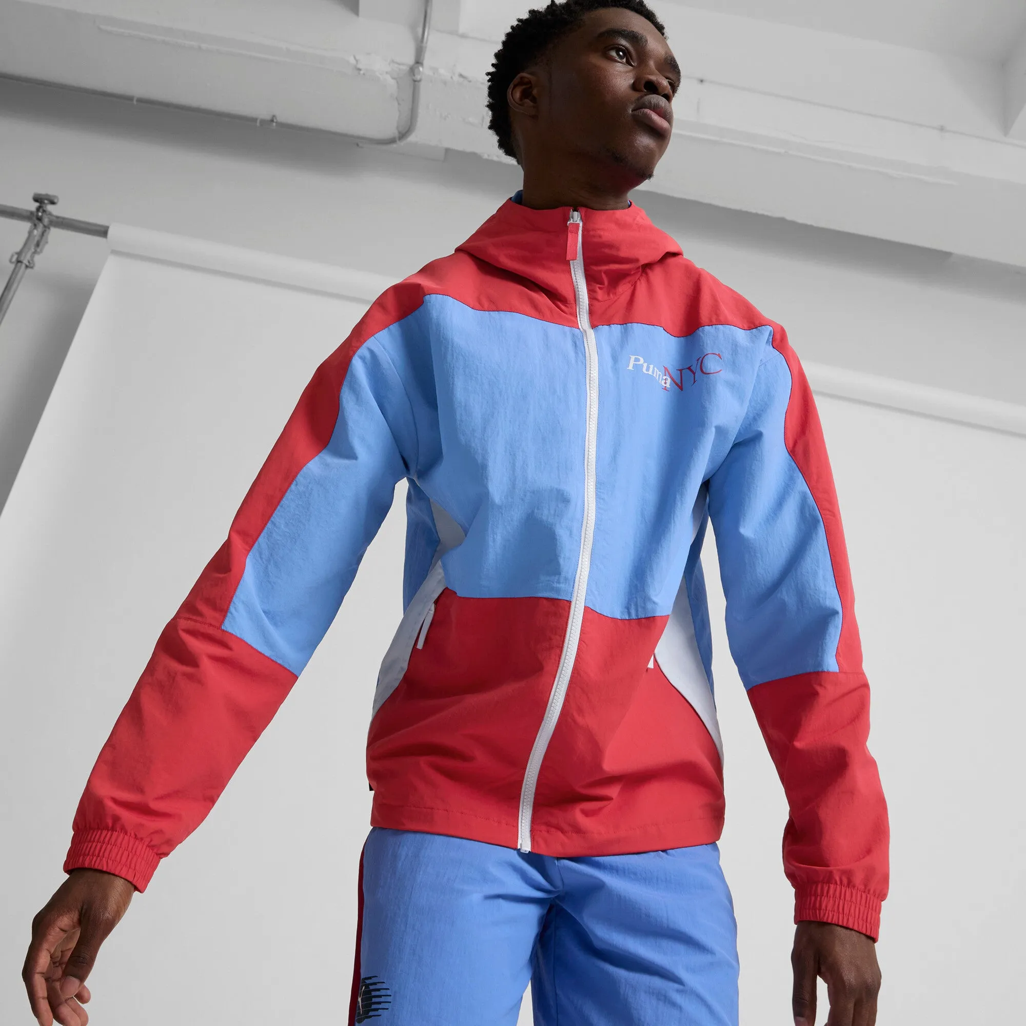 PUMA Men's NYC Running Laps Windbreaker