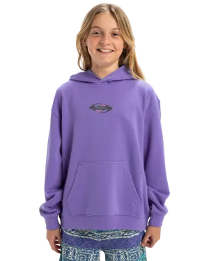 Quiksilver Clothing Boys Apog Heritage Hoodie in Dusted Peri