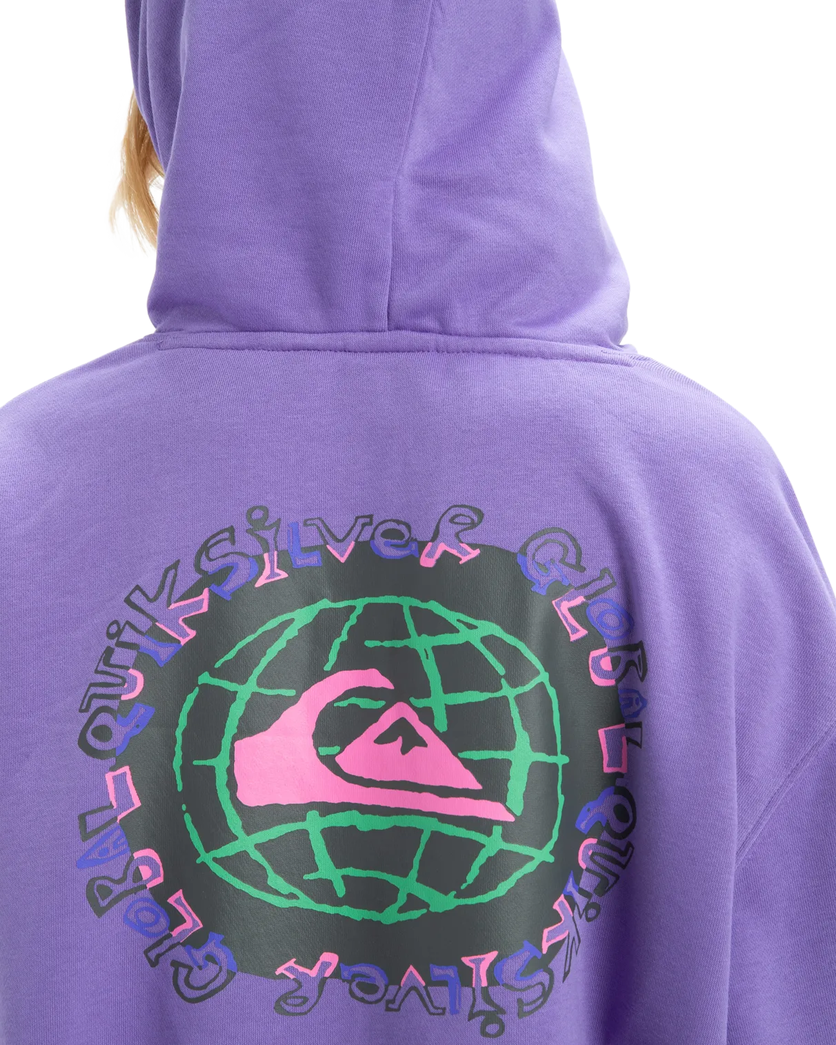 Quiksilver Clothing Boys Apog Heritage Hoodie in Dusted Peri