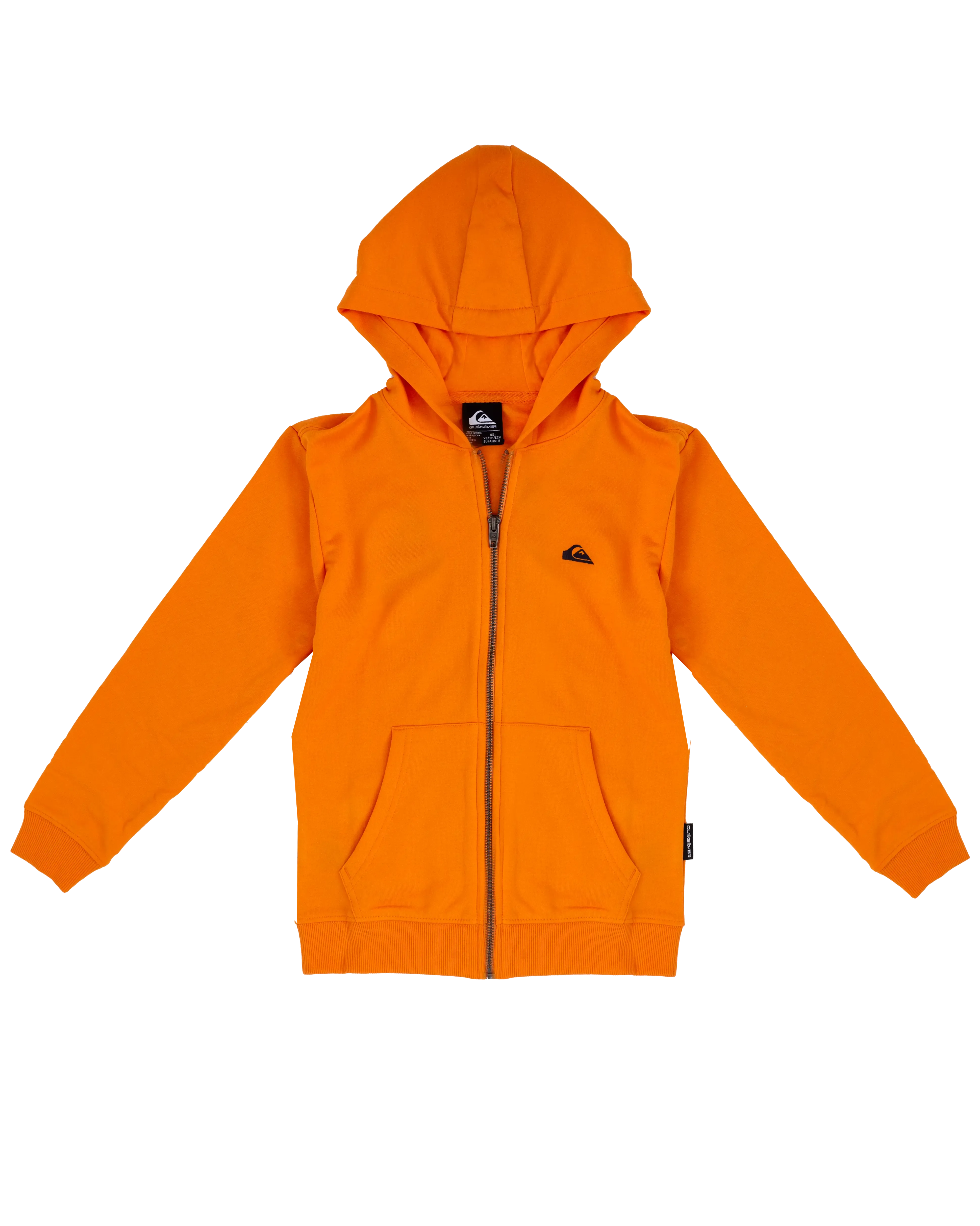 Quiksilver Clothing Boys Basic Zip Hoodie in Tangerine