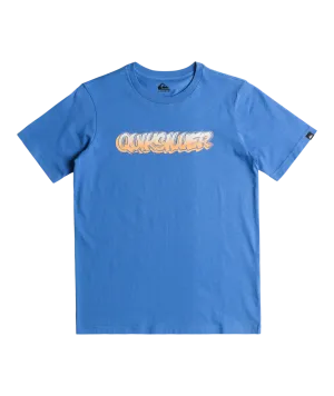 Quiksilver Clothing Boys Drop Shadows T-Shirt in Nebulas Blue