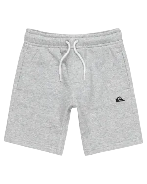 Quiksilver Clothing Boys Easy Day Jogger Shorts in Light Grey Heather