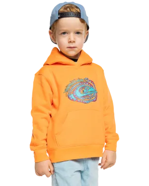 Quiksilver Clothing Boys Graphic Hoodie in Blazing Orange