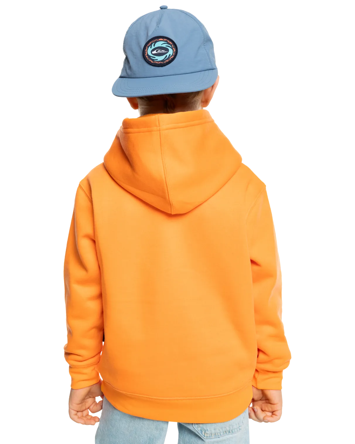 Quiksilver Clothing Boys Graphic Hoodie in Blazing Orange