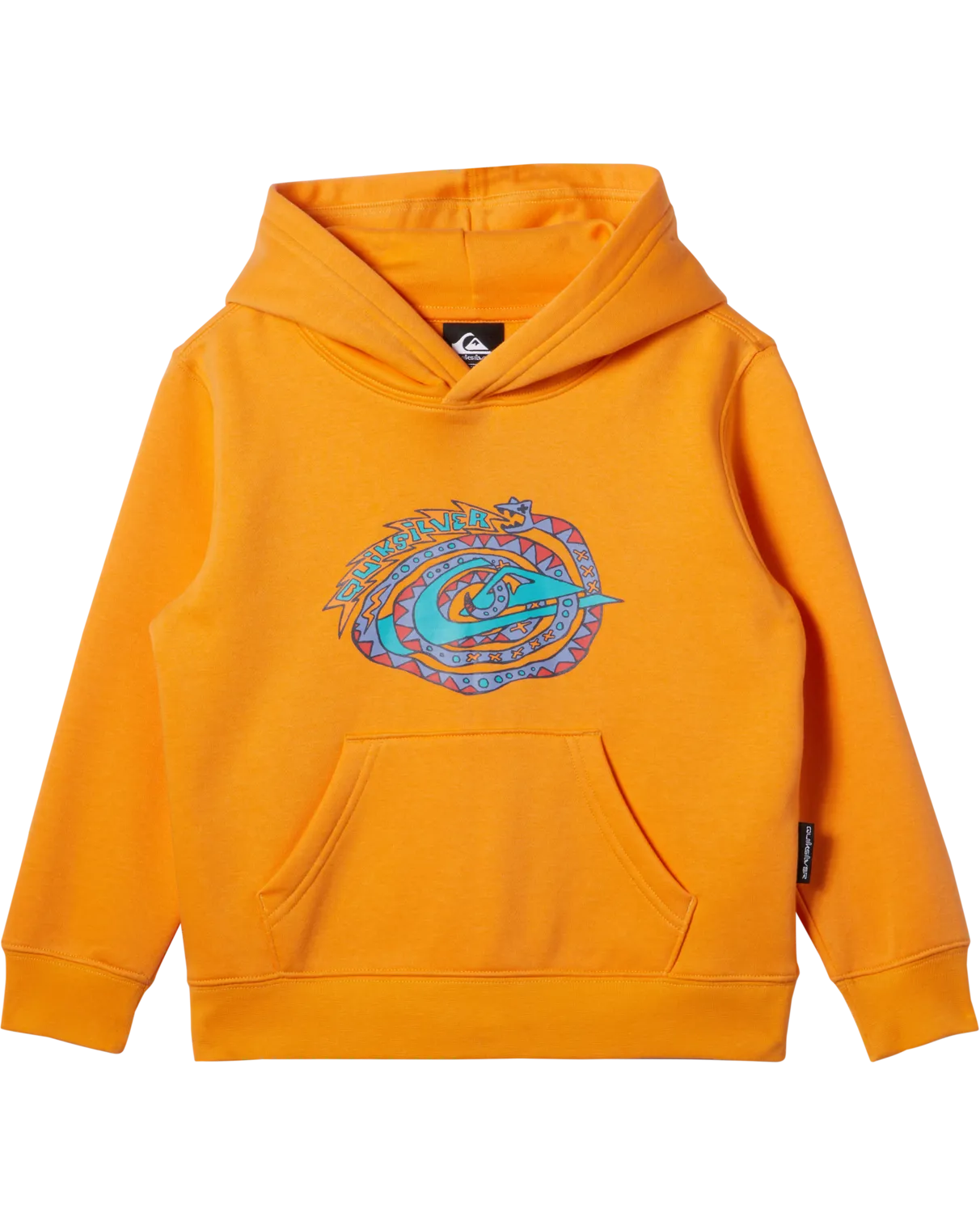 Quiksilver Clothing Boys Graphic Hoodie in Blazing Orange