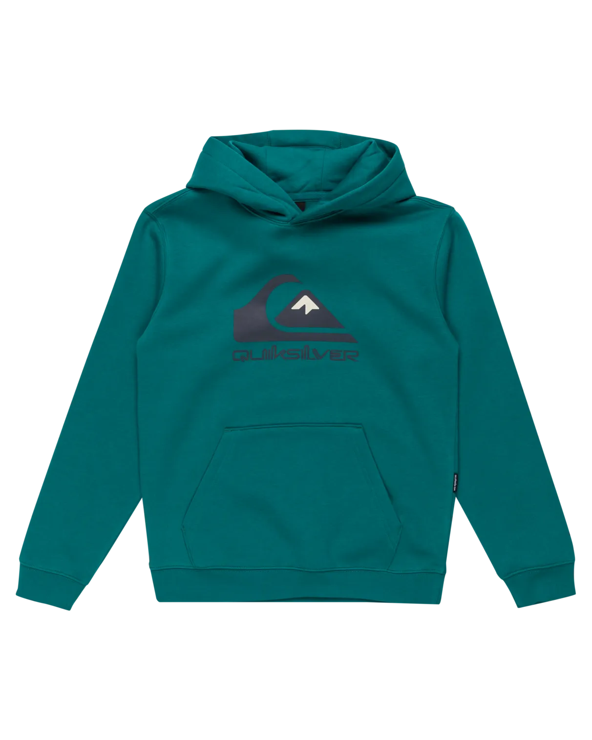Quiksilver Clothing Boys Logo Hoodie in Teal Green