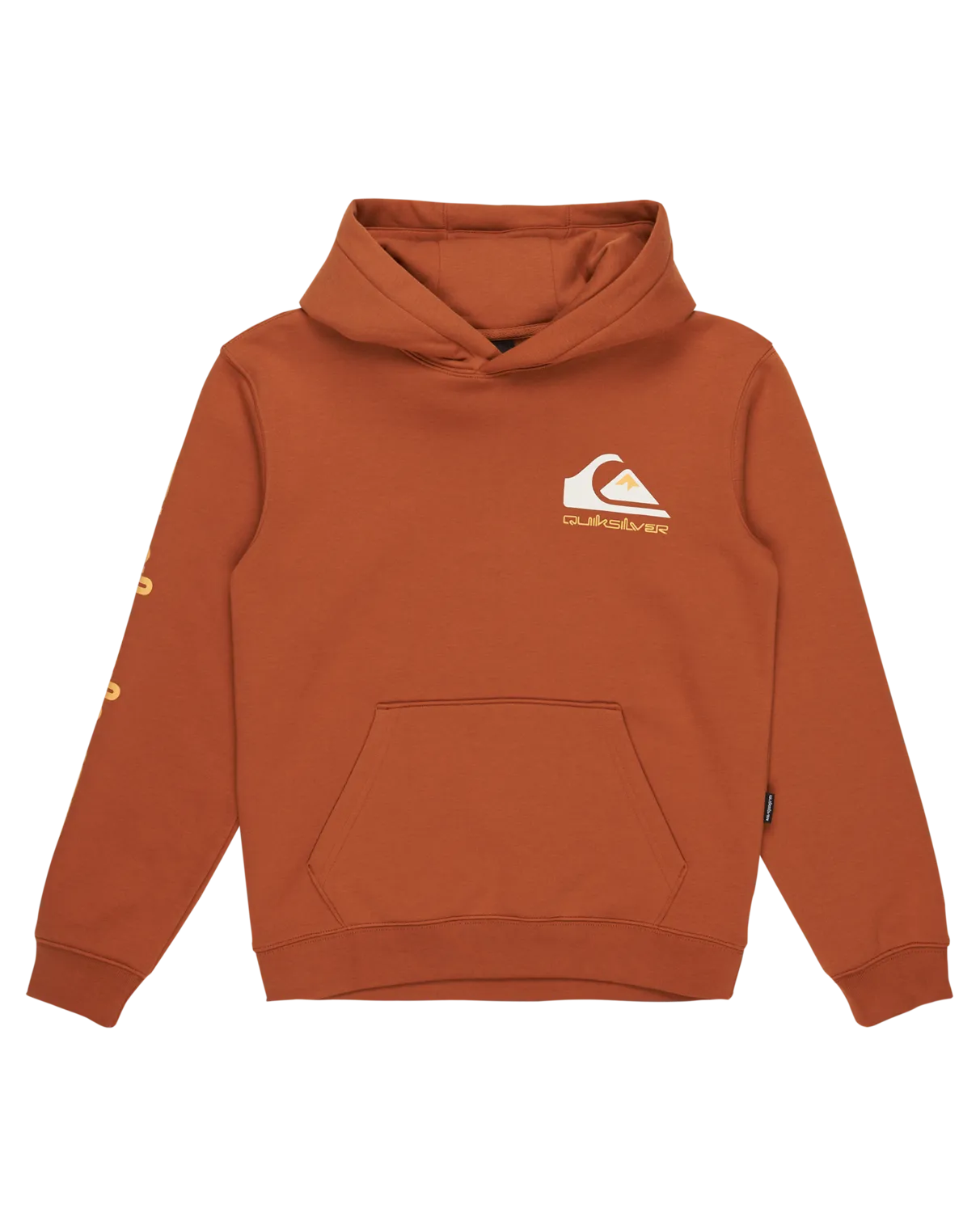 Quiksilver Clothing Boys Omni Logo Hoodie in Bran