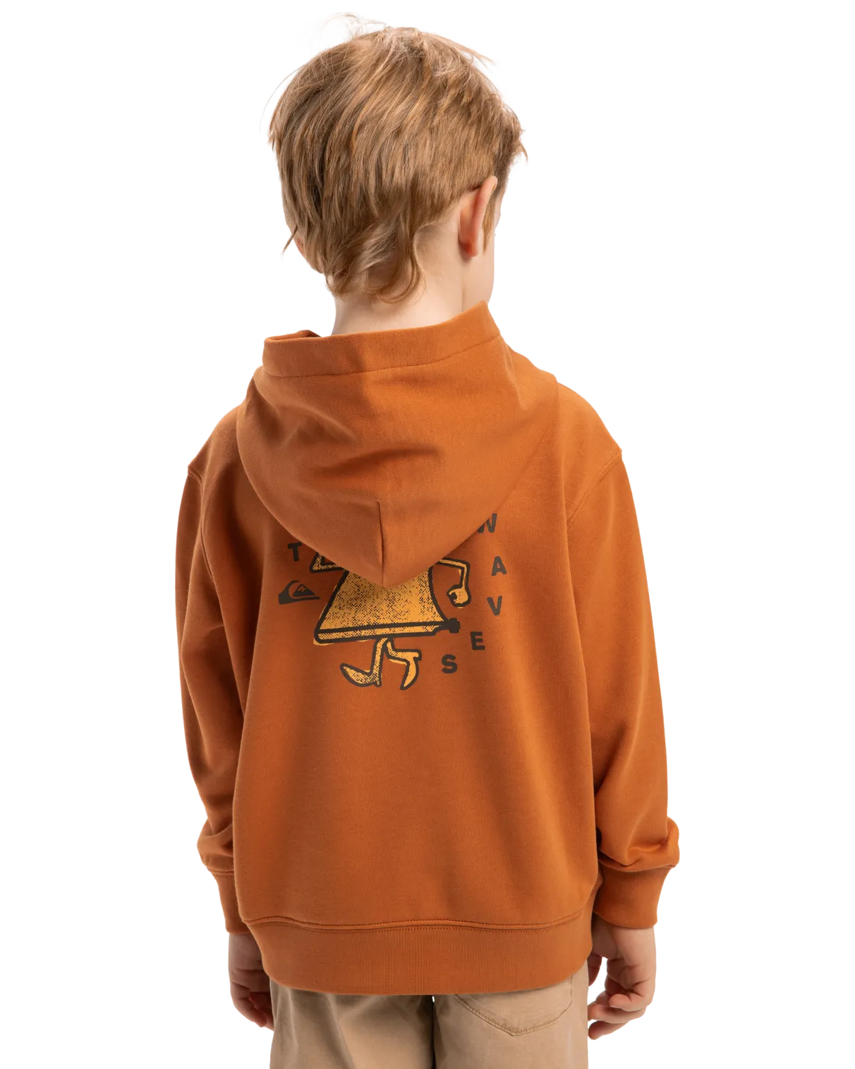 Quiksilver Clothing Boys Rainmaker Hoodie in Bran