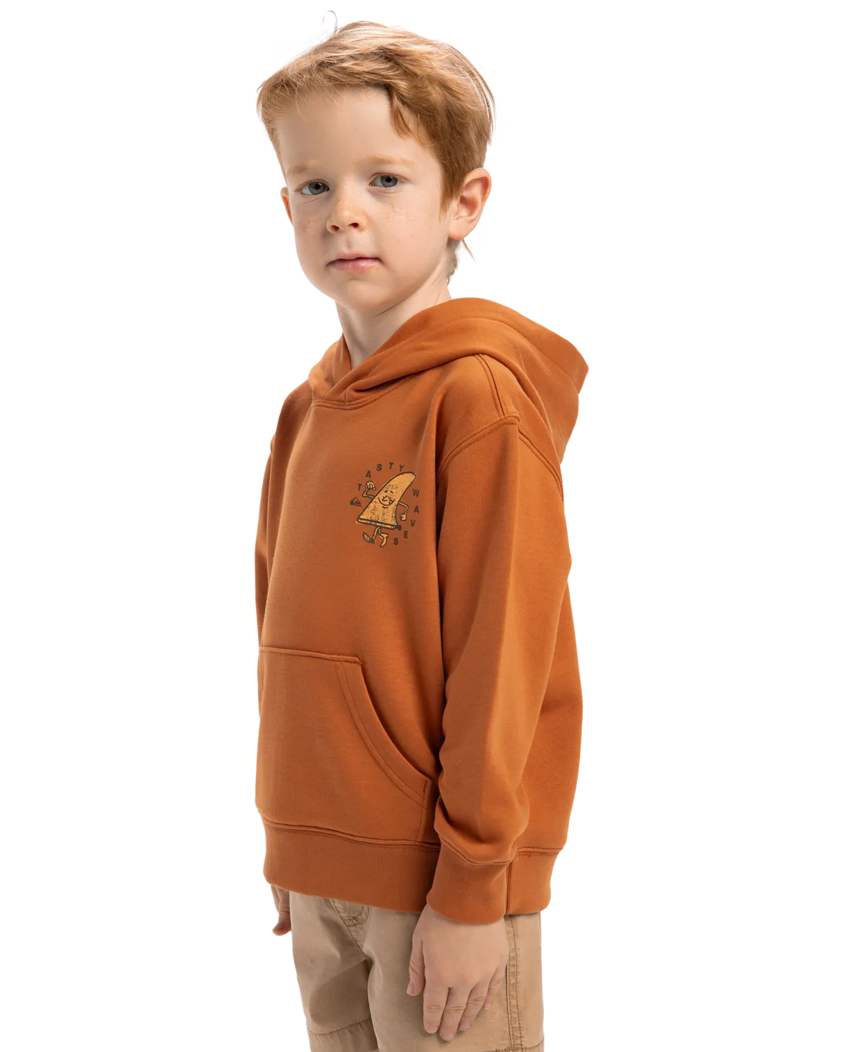 Quiksilver Clothing Boys Rainmaker Hoodie in Bran