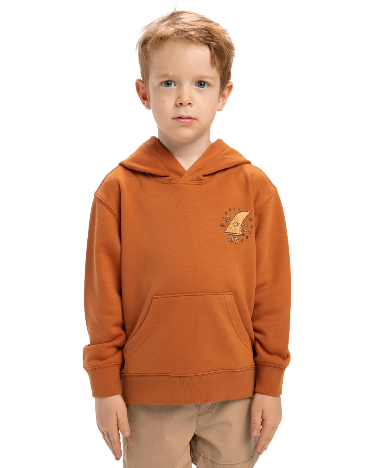Quiksilver Clothing Boys Rainmaker Hoodie in Bran
