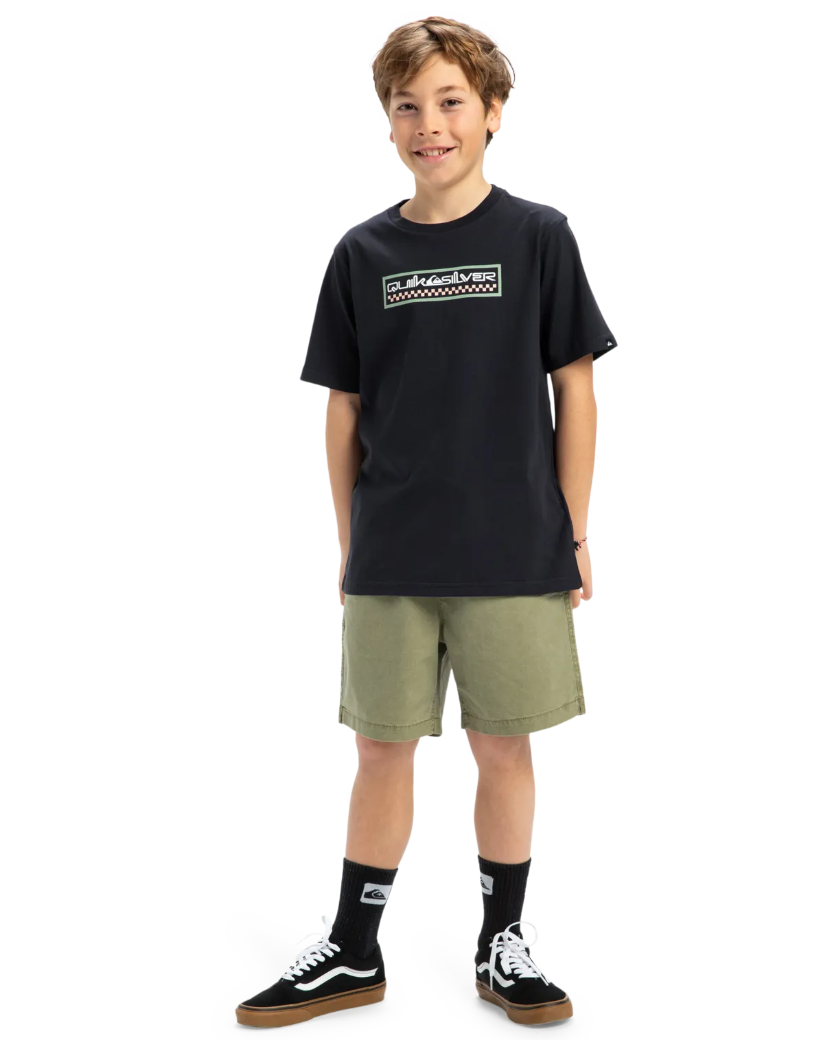 Quiksilver Clothing Boys Sun Dagger T-Shirt in Dark Navy