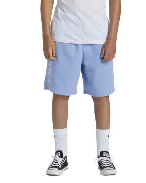 Quiksilver Clothing Boys Take Us Back Fleece Jogger Shorts in Hydrangea