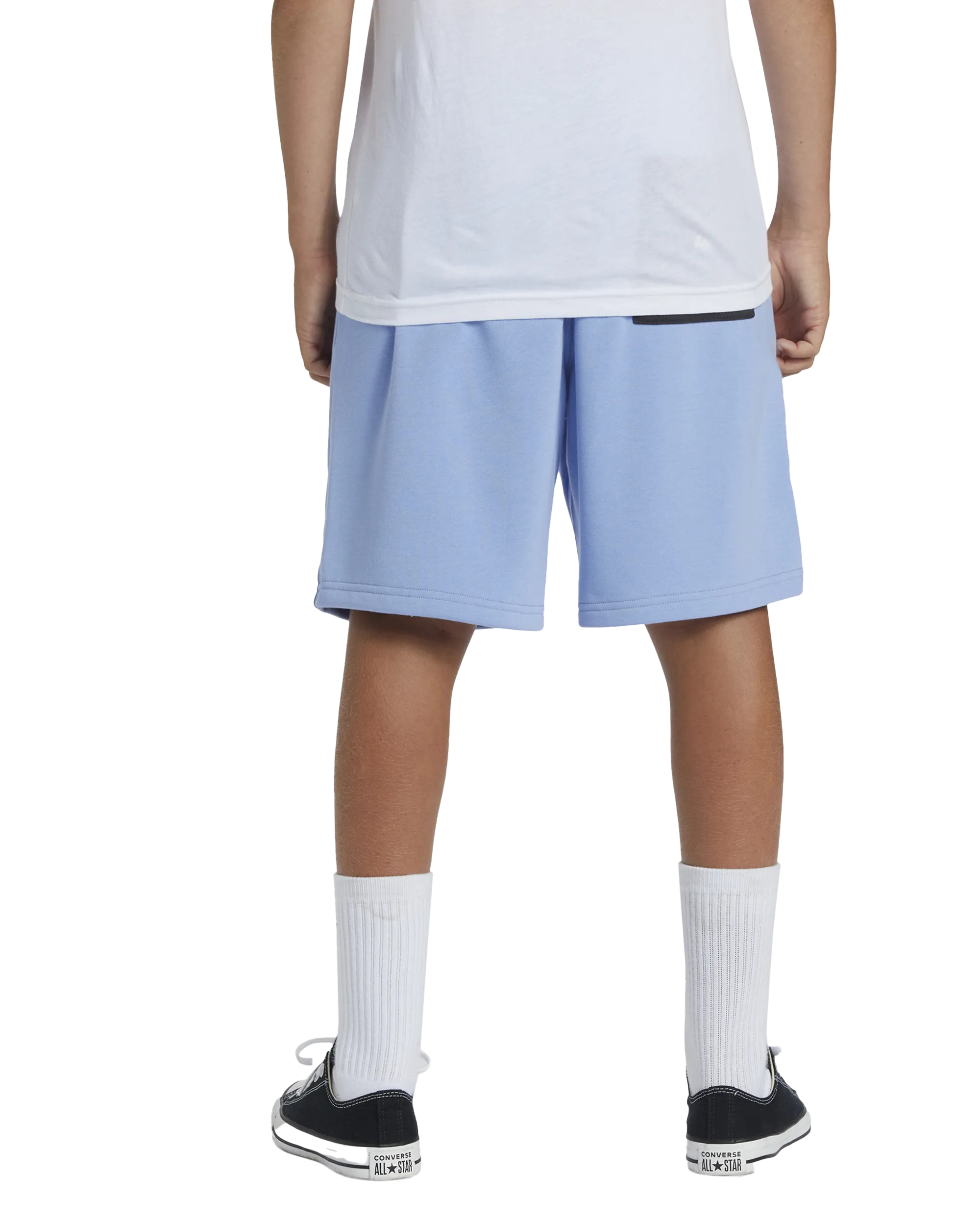 Quiksilver Clothing Boys Take Us Back Fleece Jogger Shorts in Hydrangea