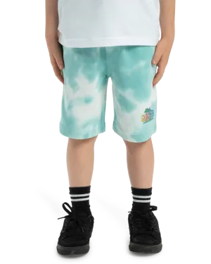 Quiksilver Clothing Boys Tie Dye Jogger Shorts in Marine Blue