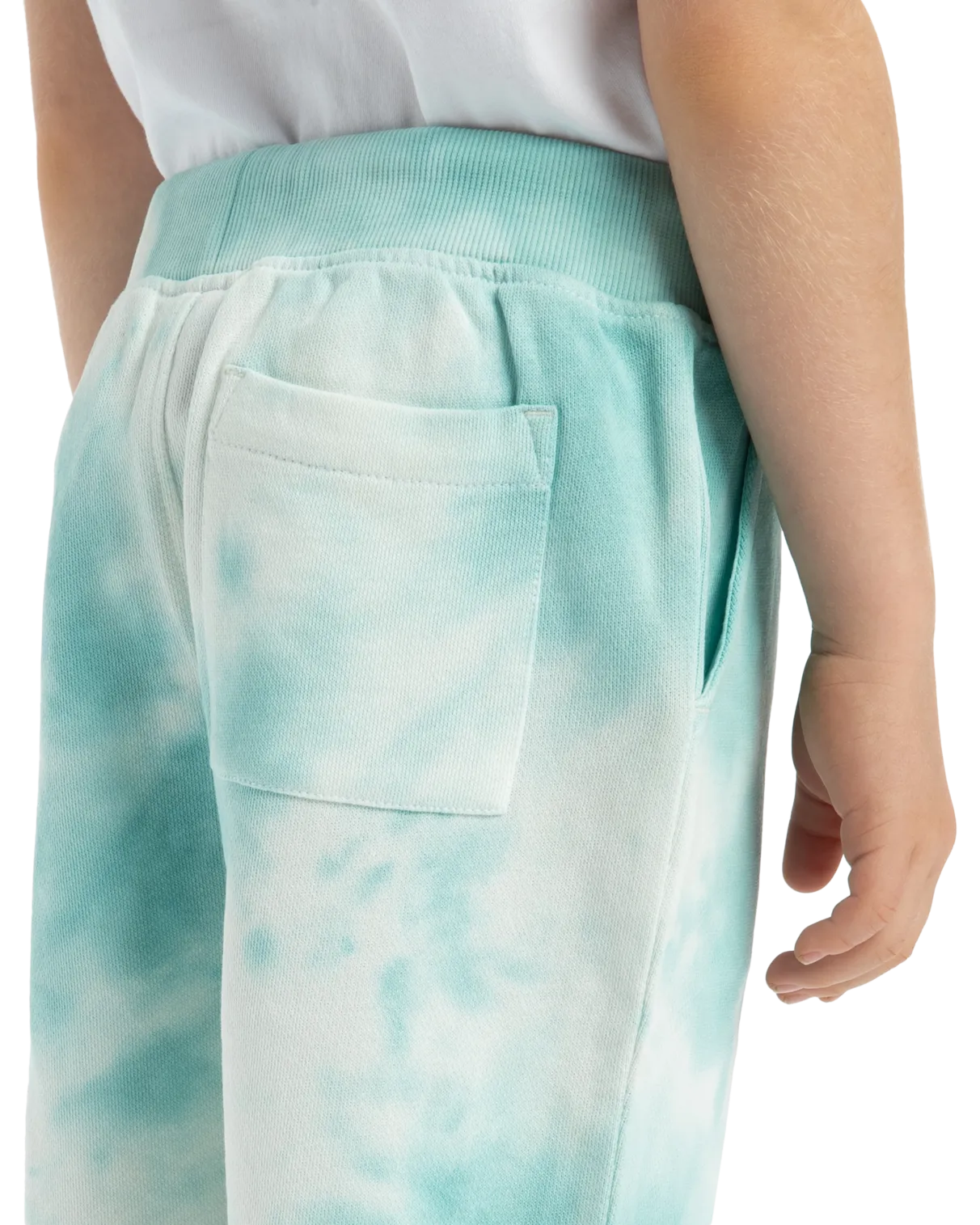 Quiksilver Clothing Boys Tie Dye Jogger Shorts in Marine Blue