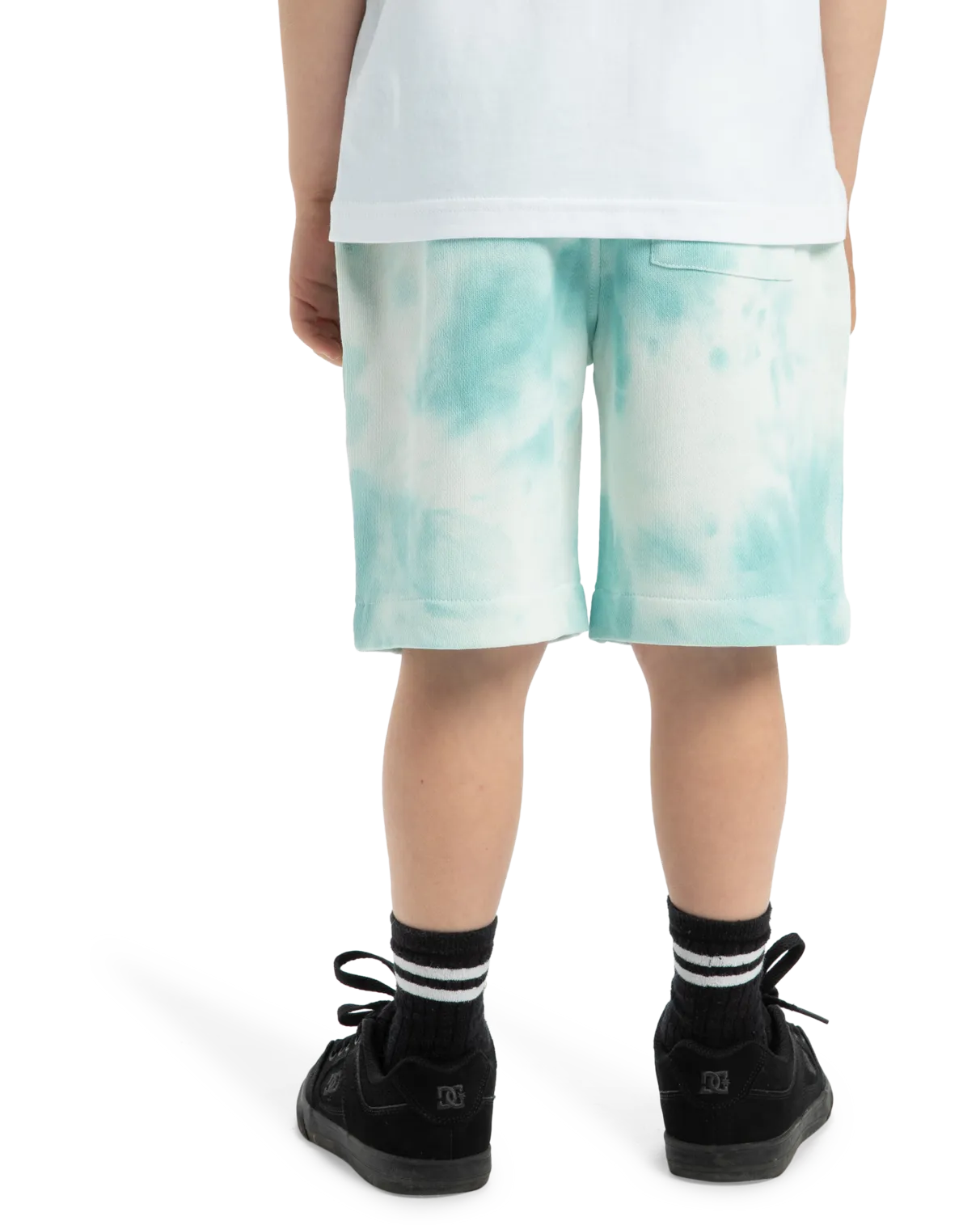 Quiksilver Clothing Boys Tie Dye Jogger Shorts in Marine Blue