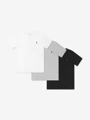 Ralph Lauren Boys 3 Piece T-Shirt Gift Set
