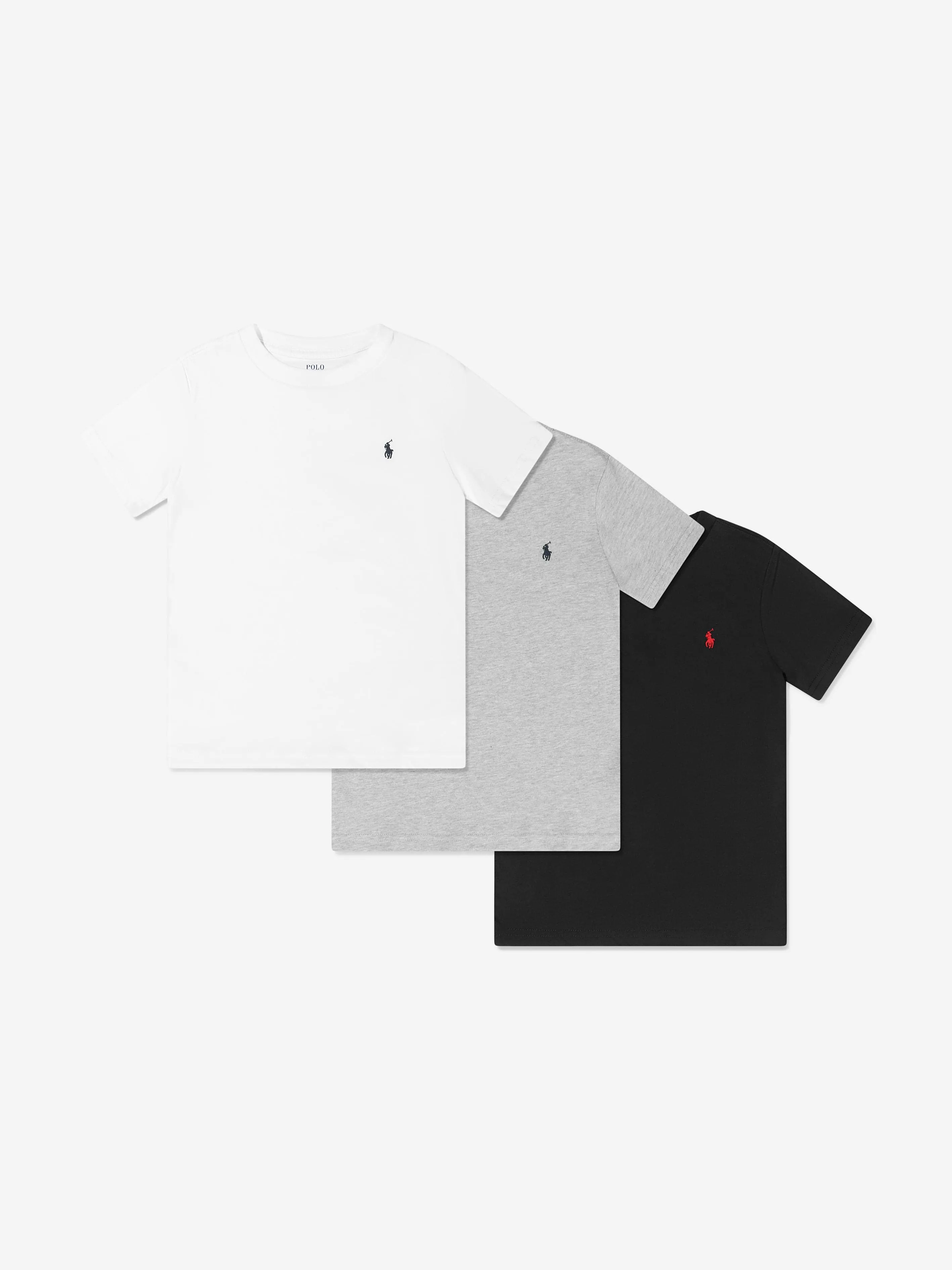 Ralph Lauren Boys 3 Piece T-Shirt Gift Set