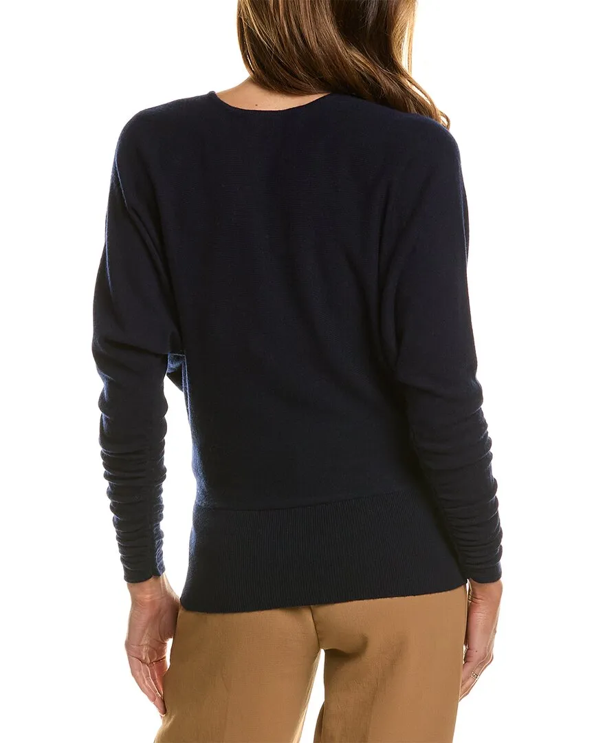 Reiss Lisa Wool-Blend Batwing Sleeve Top