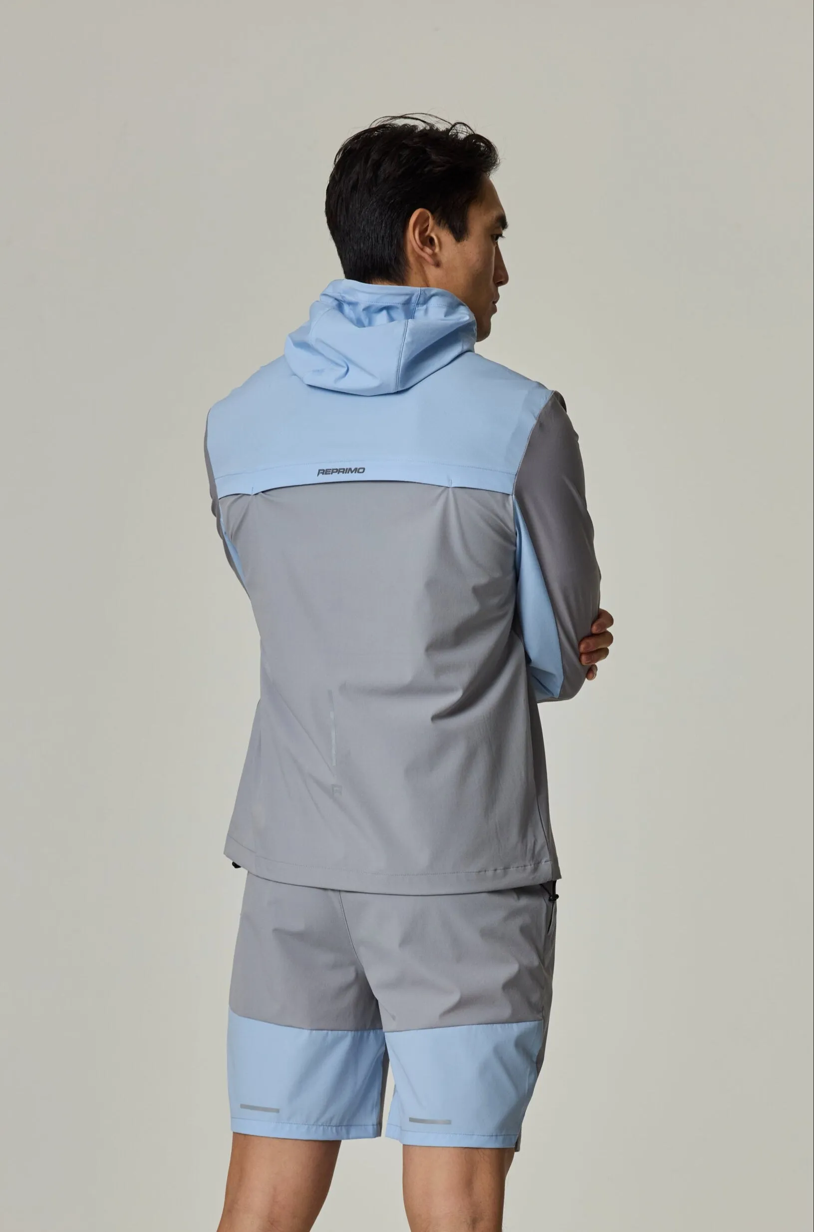Reprimo Flight Jacket - Marble / Sky Blue